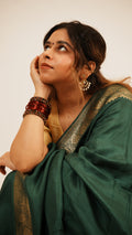 Emerald Green Saree
