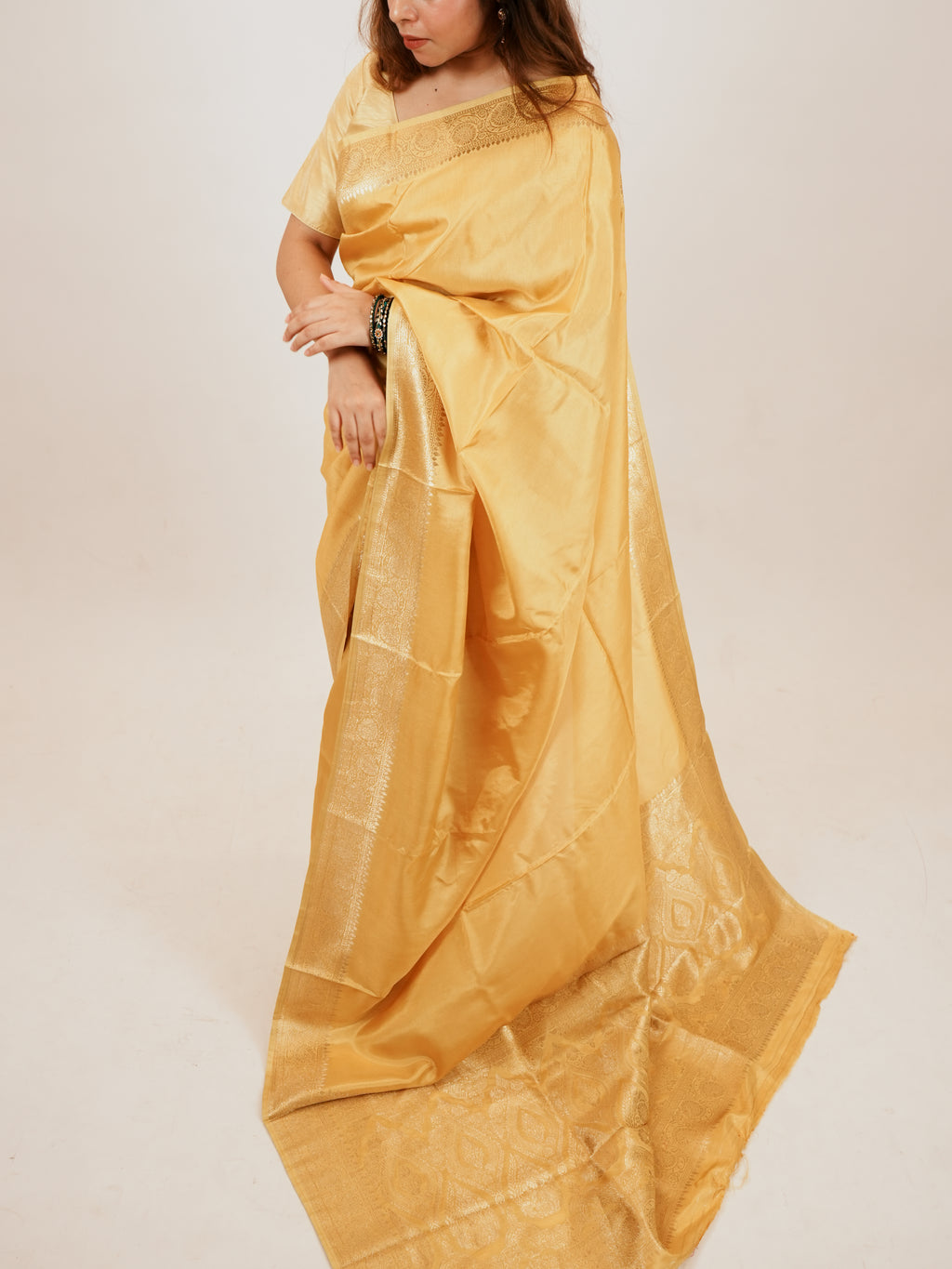 Sunlit Yellow Saree