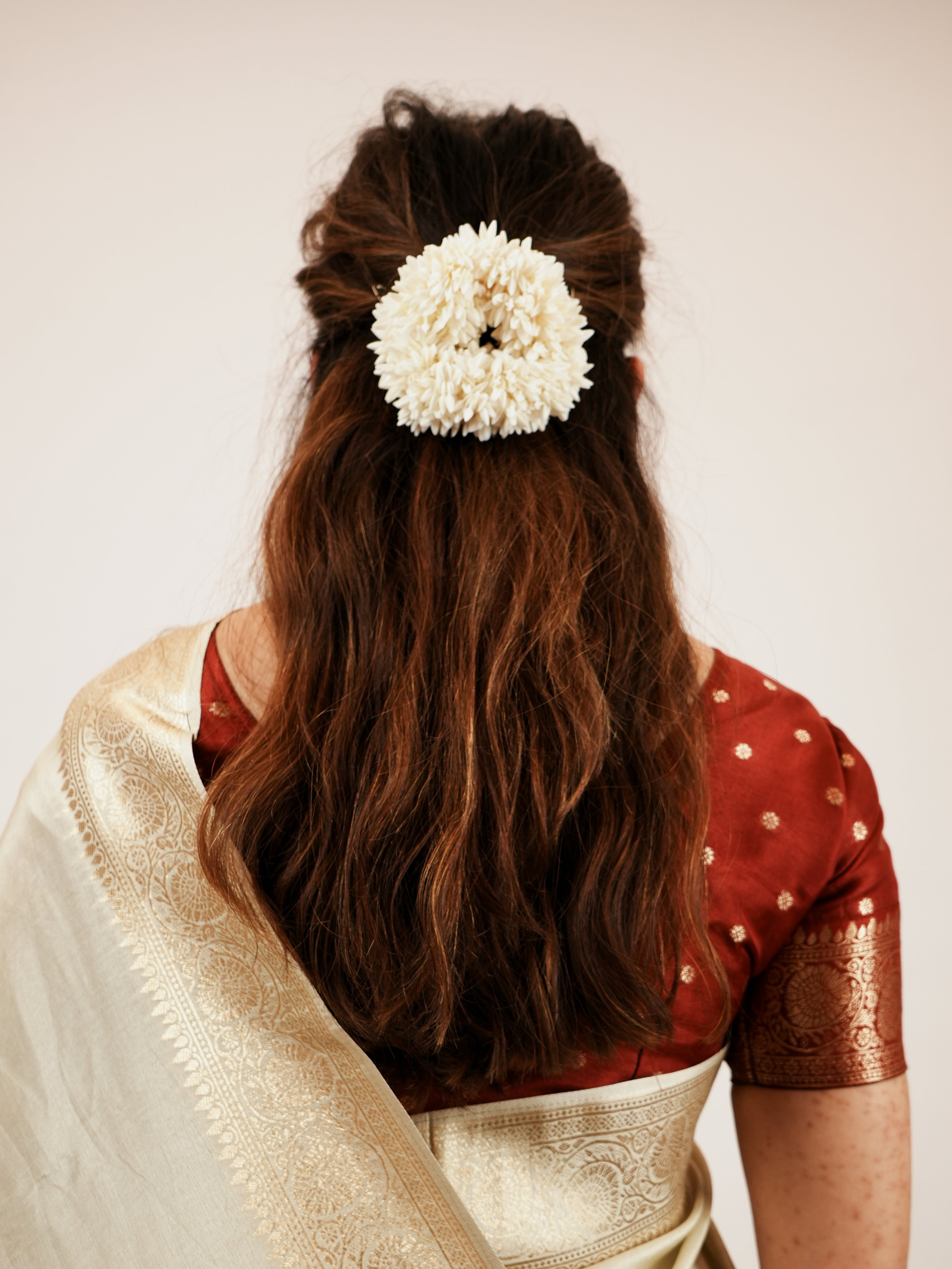 Gold Beige Saree