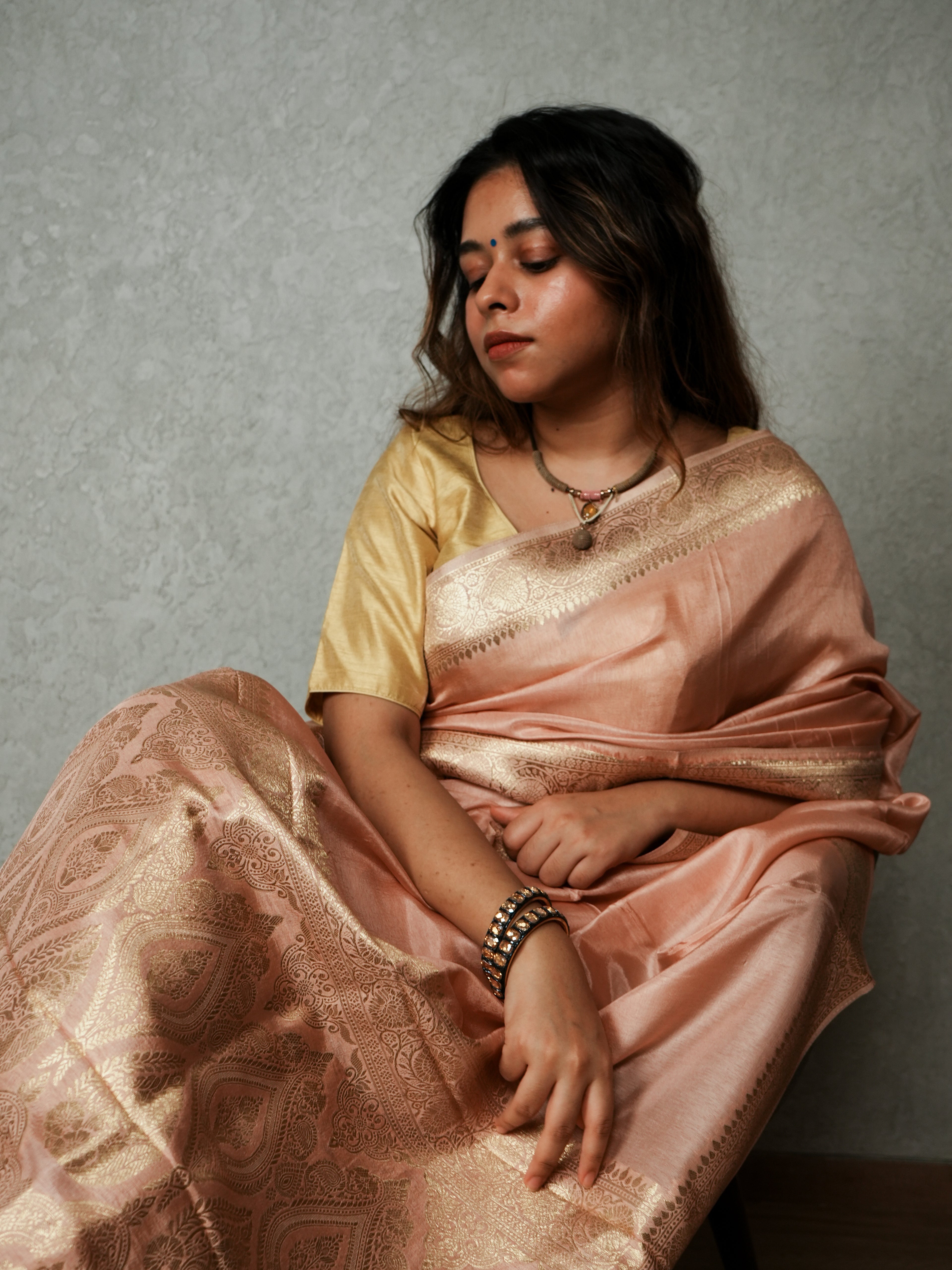 Blush Pink Saree