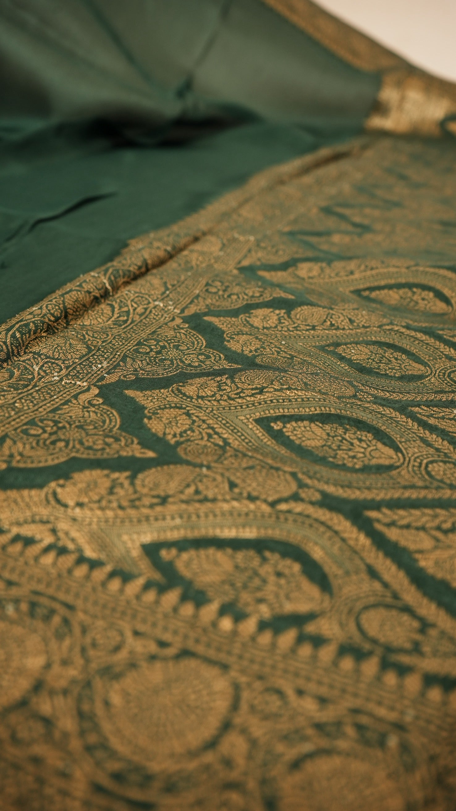 Emerald Green Saree